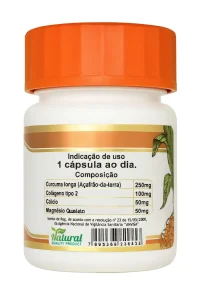 Suplemento Alimentar Açafrão da Terra 450mg Composto 30 Cápsulas