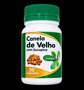 Suplemento Alimentar Canela de Velho com Sucupira 30 Cápsulas