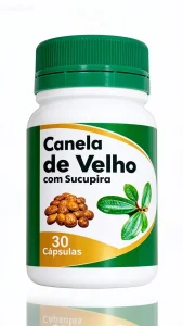 Suplemento Alimentar Canela de Velho com Sucupira 30 Cápsulas